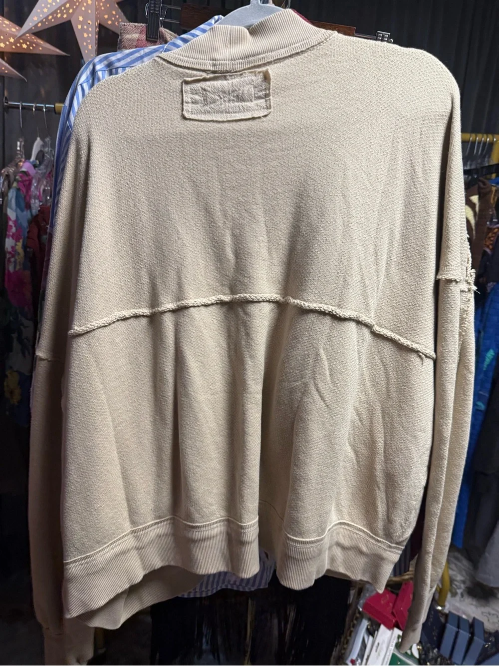 NWOT Free People We the Free Lou Day Cardi in Puff Pastry